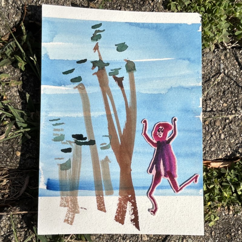 Intermedial Tree Quatrain, Stanza 1